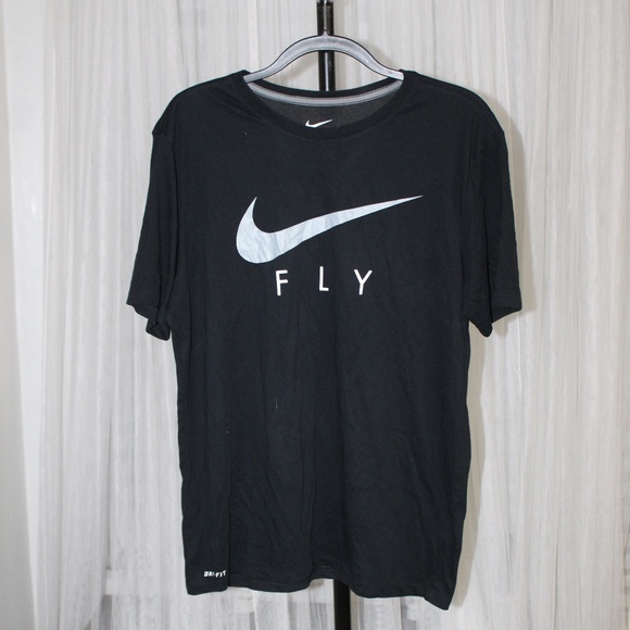 Nike Dri-FIT “Fly” Performance Tee – Black.  Sz L - Picture 1 of 6